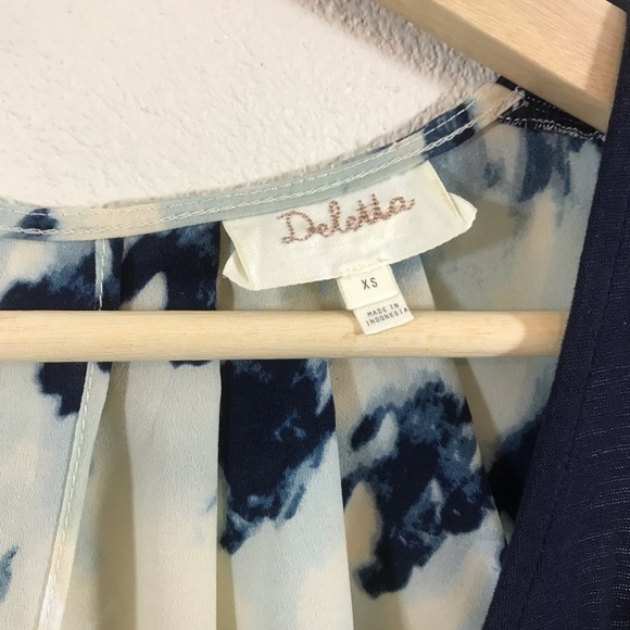 Deletta Aerial Terra Mixed Media Tank XS - Picture 6 of 6